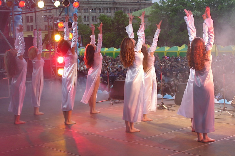 Dance performance Freedom Square.