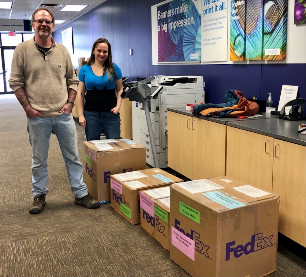 Dr. Laura Price Memorial Aid Shipment for Ukraine.