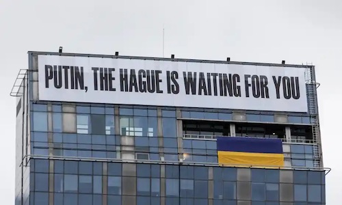 Putin the Hague is waiting for you.