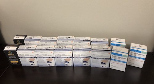 This weekend's shipment of anti-allergy meds.