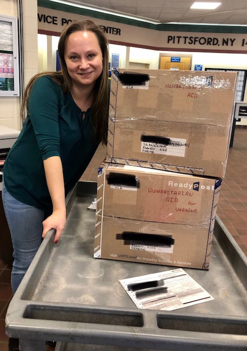 Springtime medical aid shipment for Ukraine.